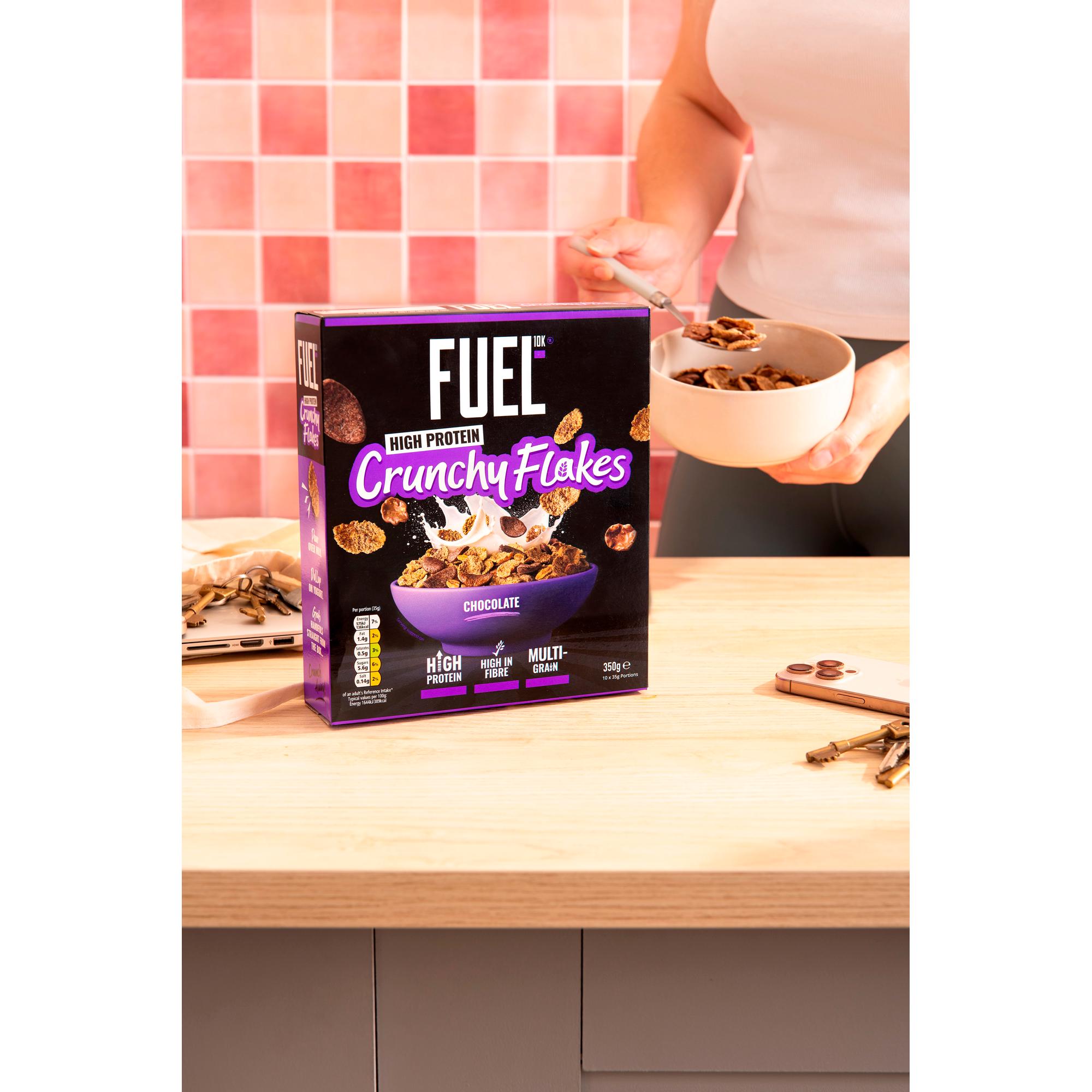FUEL10K Chocolate Multigrain Flakes 350g - British product