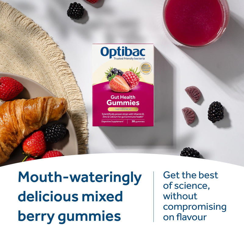 Optibac Gut Health Gummies 30 count, UK version