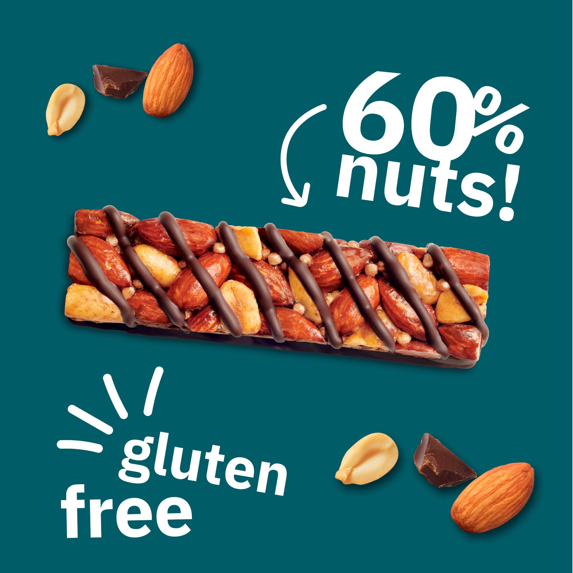 Kind Dark Chocolate Nuts & Sea Salt cereal bars multipack 3x30g (British brand)