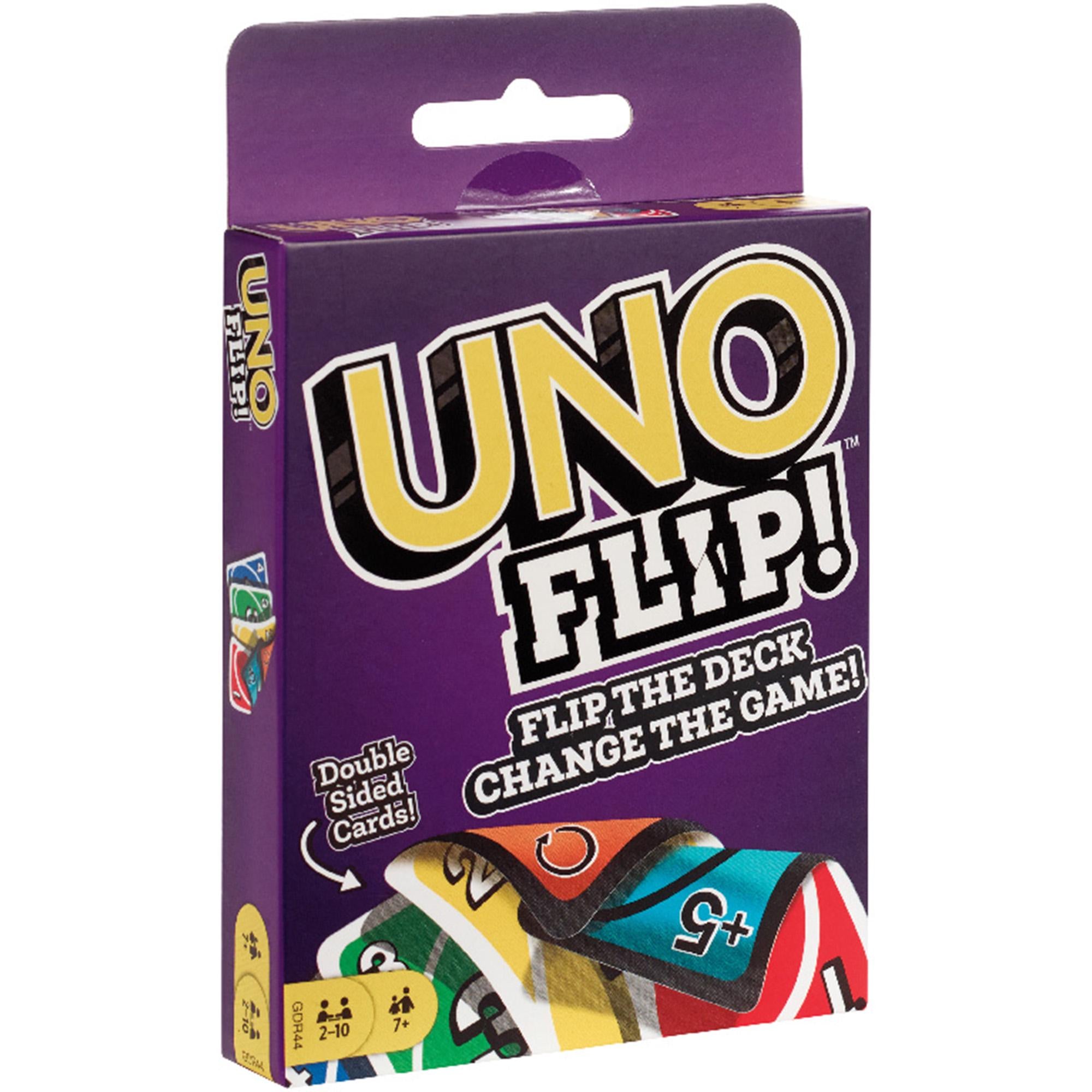 UNO Flip Card Game (British brand) used for family games