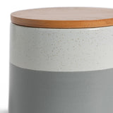 Habitat grey speckle storage canister stoneware, UK version