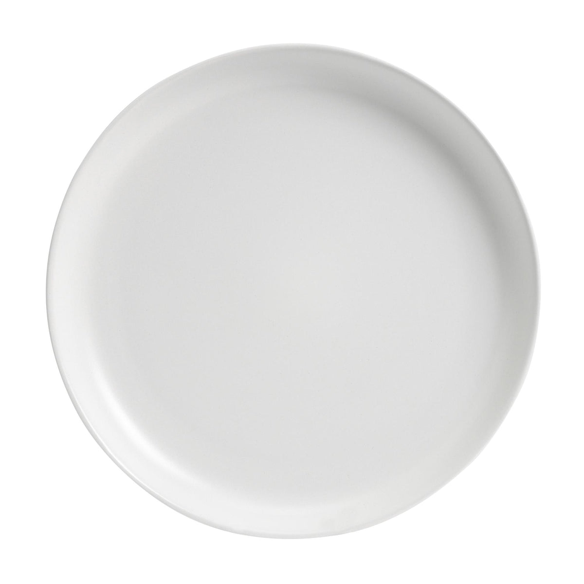 Habitat matte white stoneware dinner plate, UK version