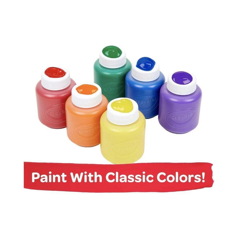 Crayola pack of 6 washable kids paints - British product