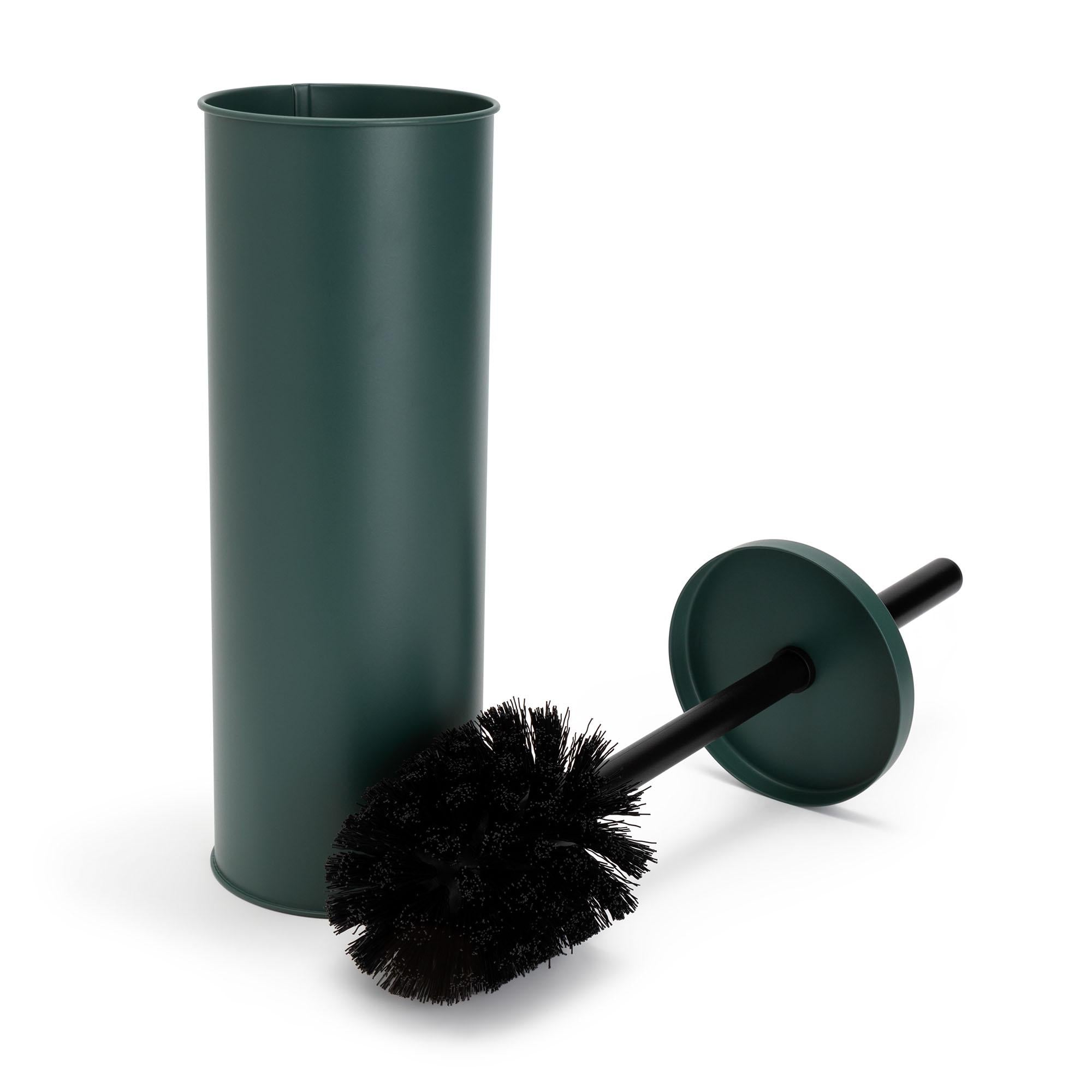 Habitat toilet brush holder set dark green, UK version