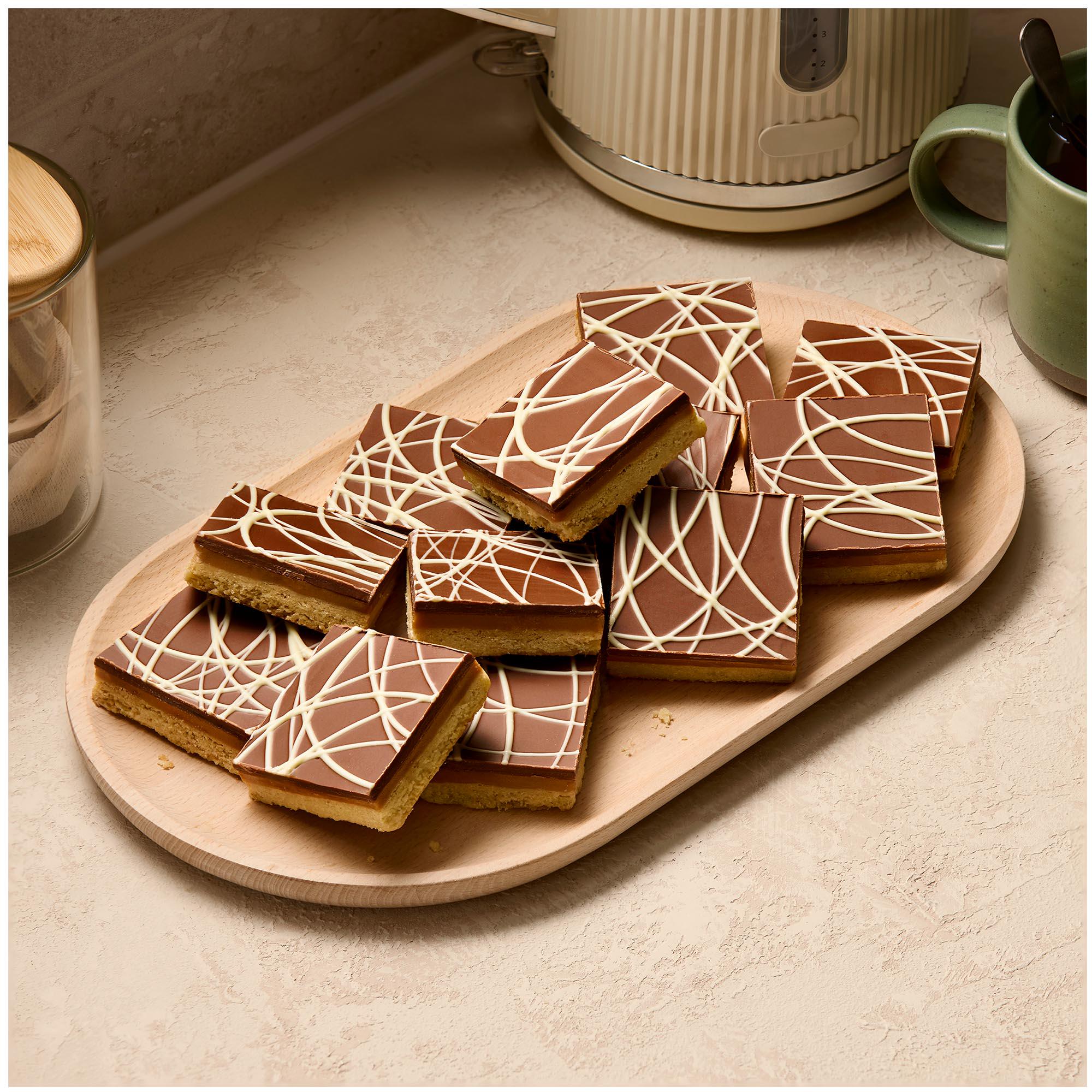Sainsbury's Millionaire Shortbread squares 740g, imported from the UK