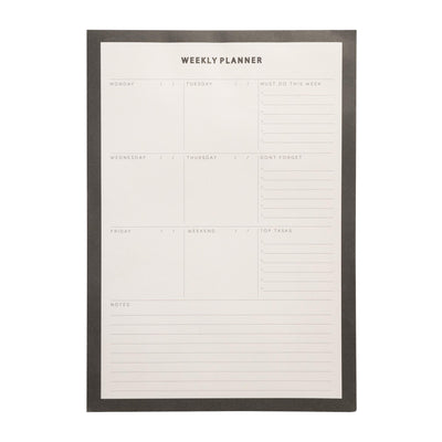 Sainsburys Sainsbury's Home Black Weekly Planner- Buy online at McGrocer