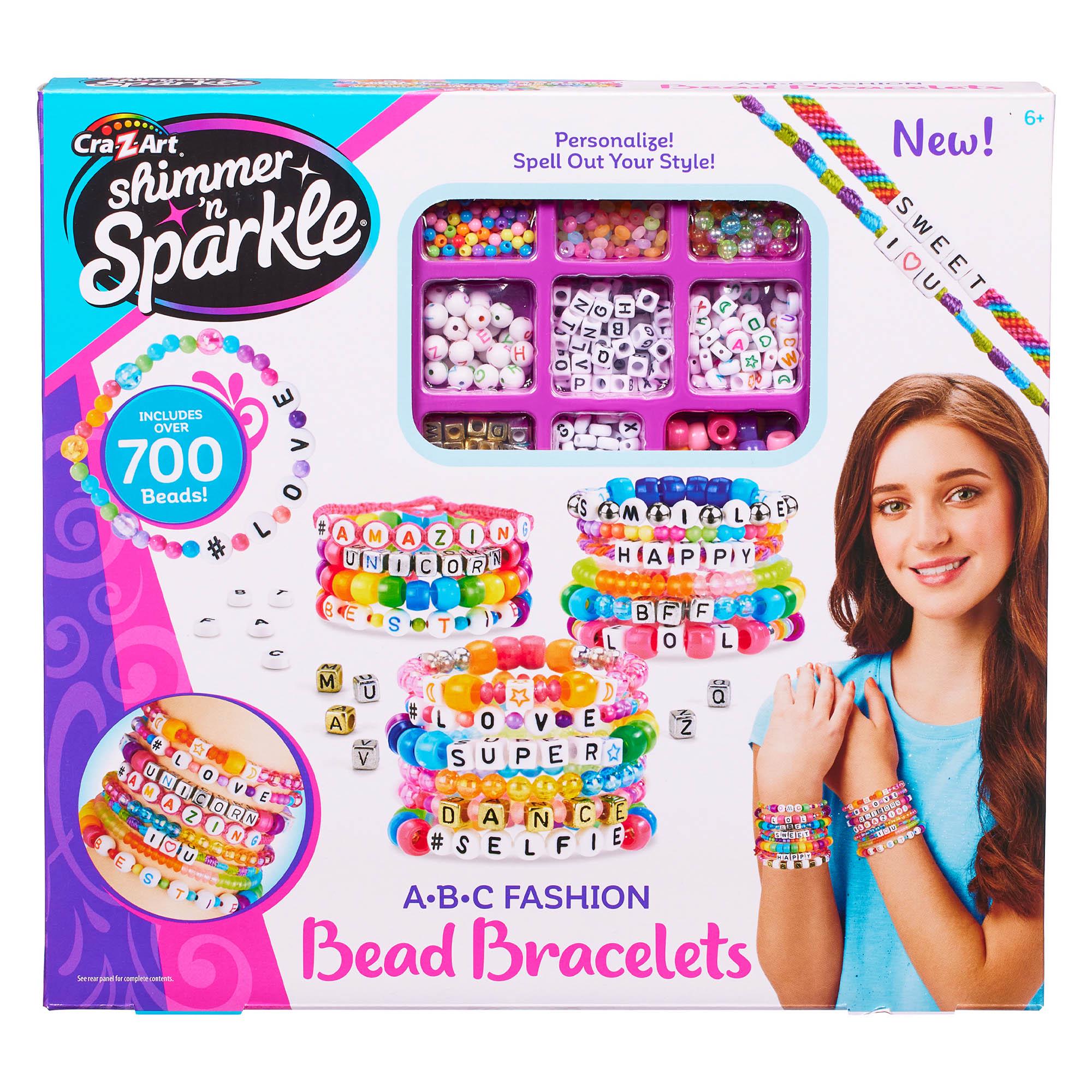 Shimmer N Sparkle ABC beads craft set, UK version