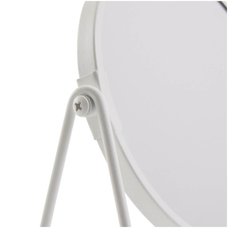 Sainsbury's Home white metal round swivel mirror 21x19cm (British brand)