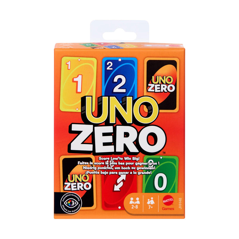 UNO Zero card game for families, UK version