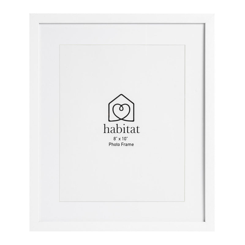 Habitat Single Mount White Photo Frame 8x10 inches, UK version