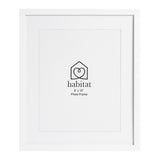 Habitat Single Mount White Photo Frame 8x10 inches, UK version