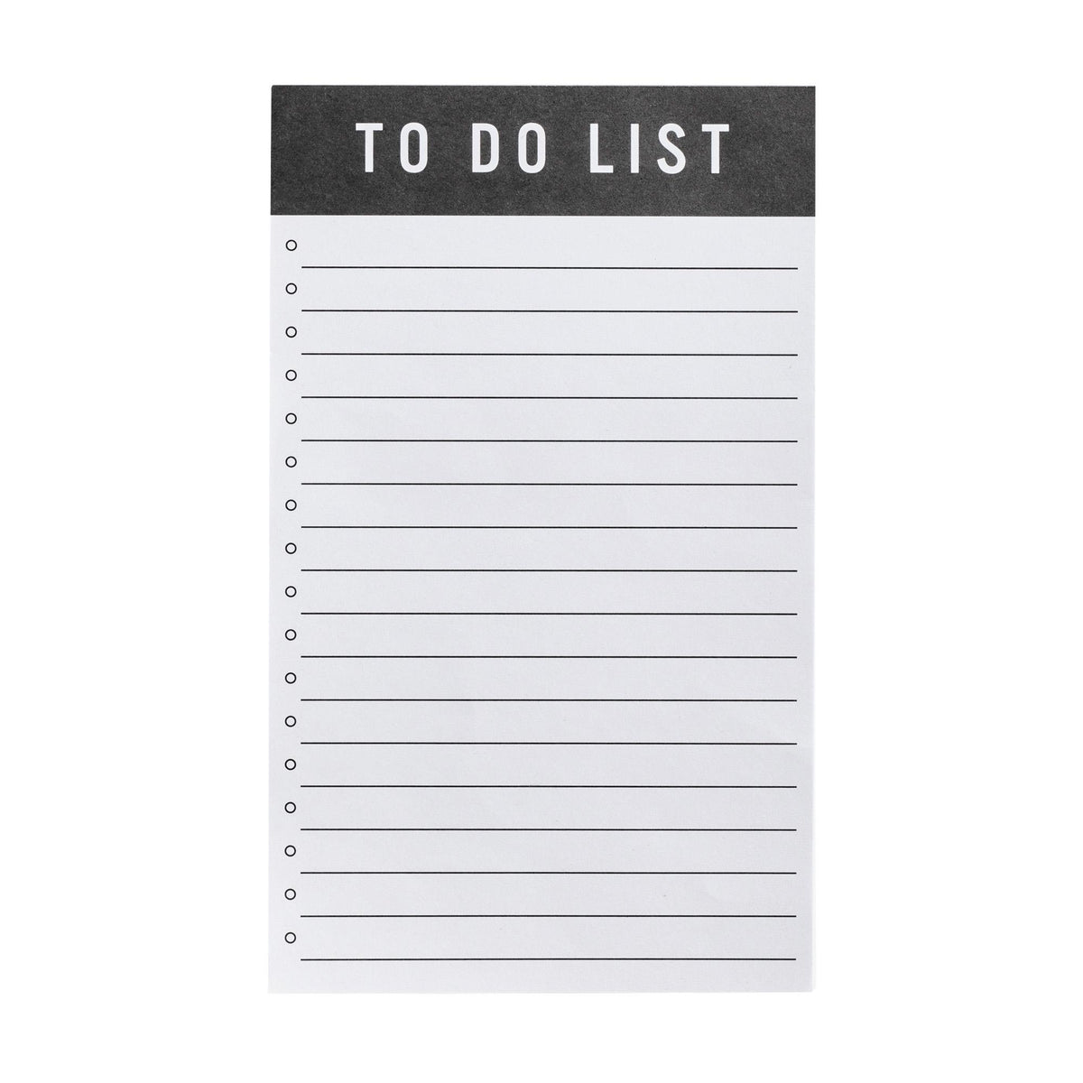 Sainsbury's Home black to-do list pad, imported from the UK