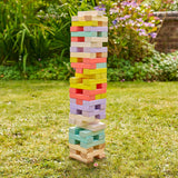 Tp Toys wooden tumble tower pastel 60 blocks (British brand)