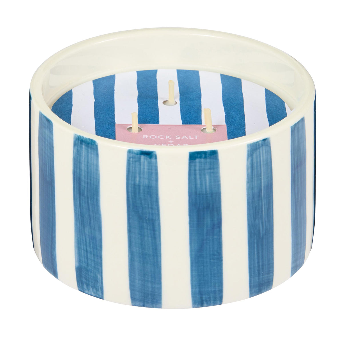 Habitat large candle Rock Salt & Cedar, UK version
