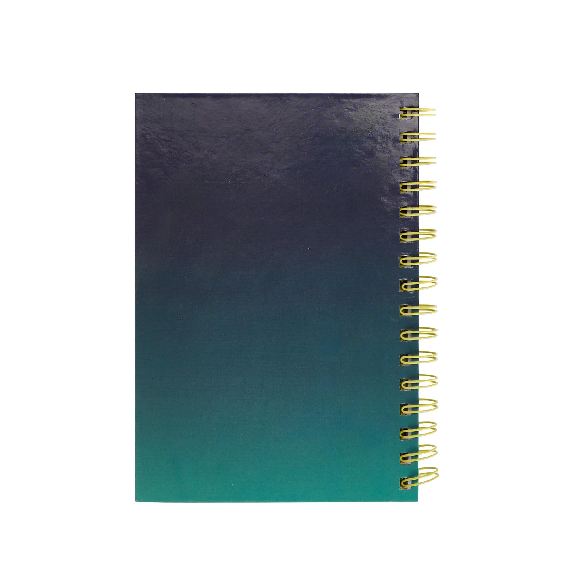 Sainsbury's A5 space charm notebook (British brand)