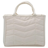 Smash Planet Chevron Lunch Bag Beige 24cm long (British brand)
