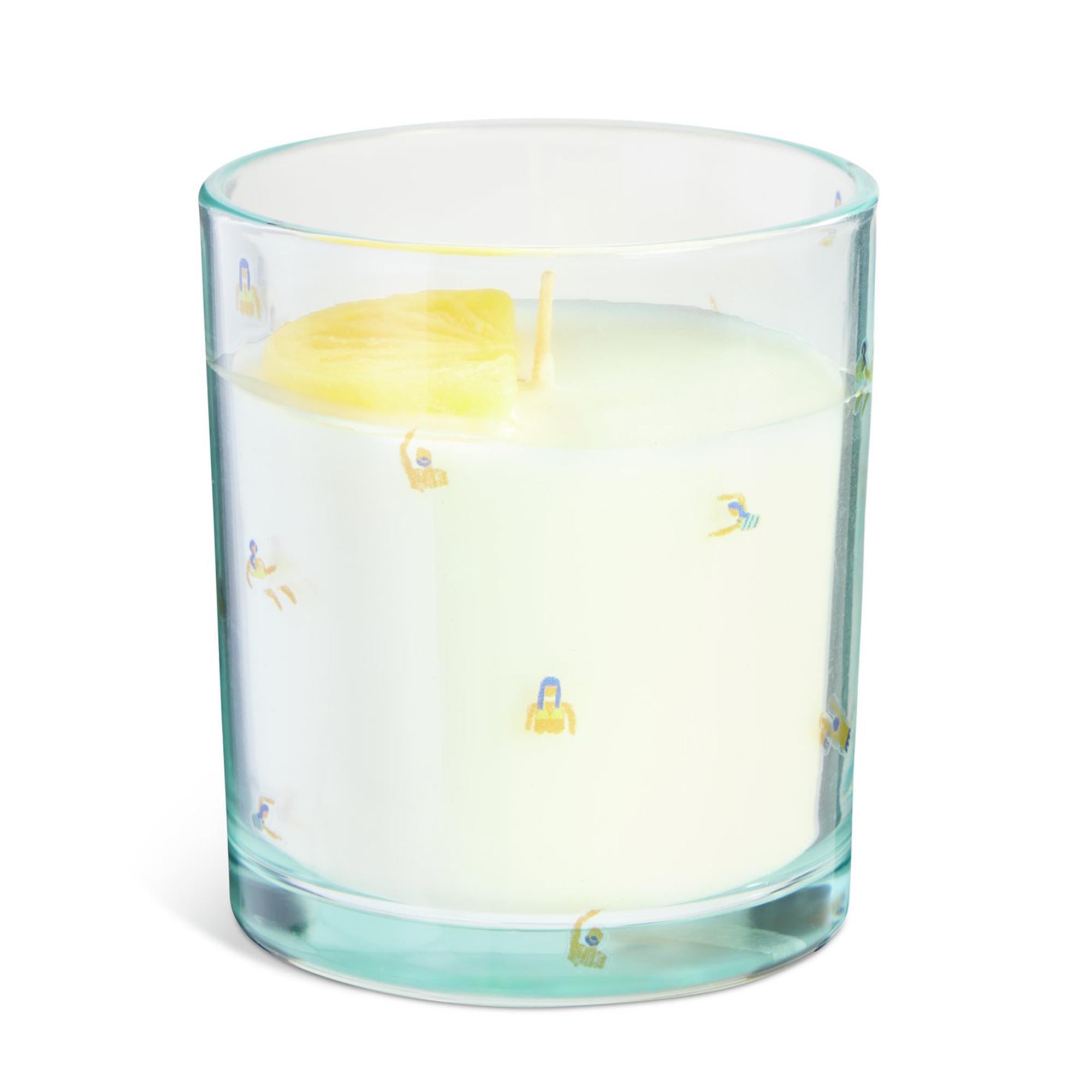 Habitat Amalfi decal candle with lemon scent - British product