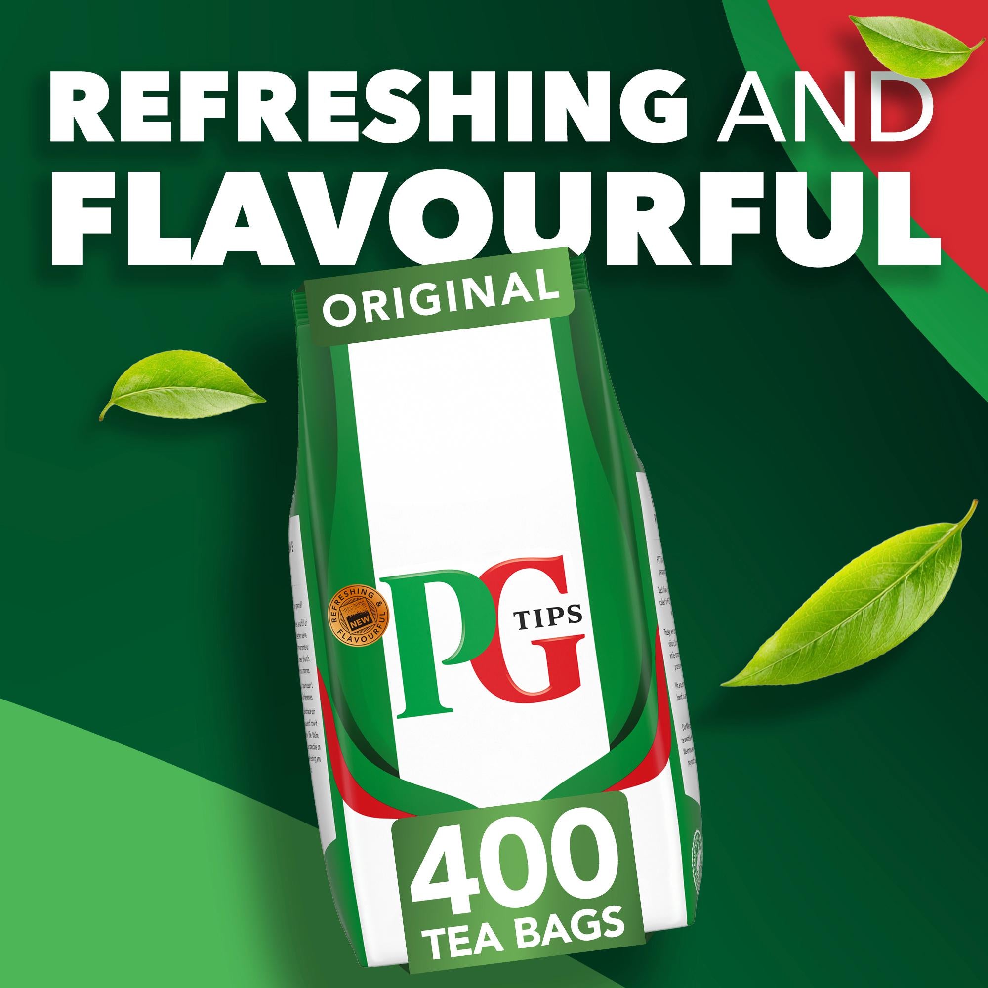 PG tips original tea bags 400 count 1.16kg (British brand)
