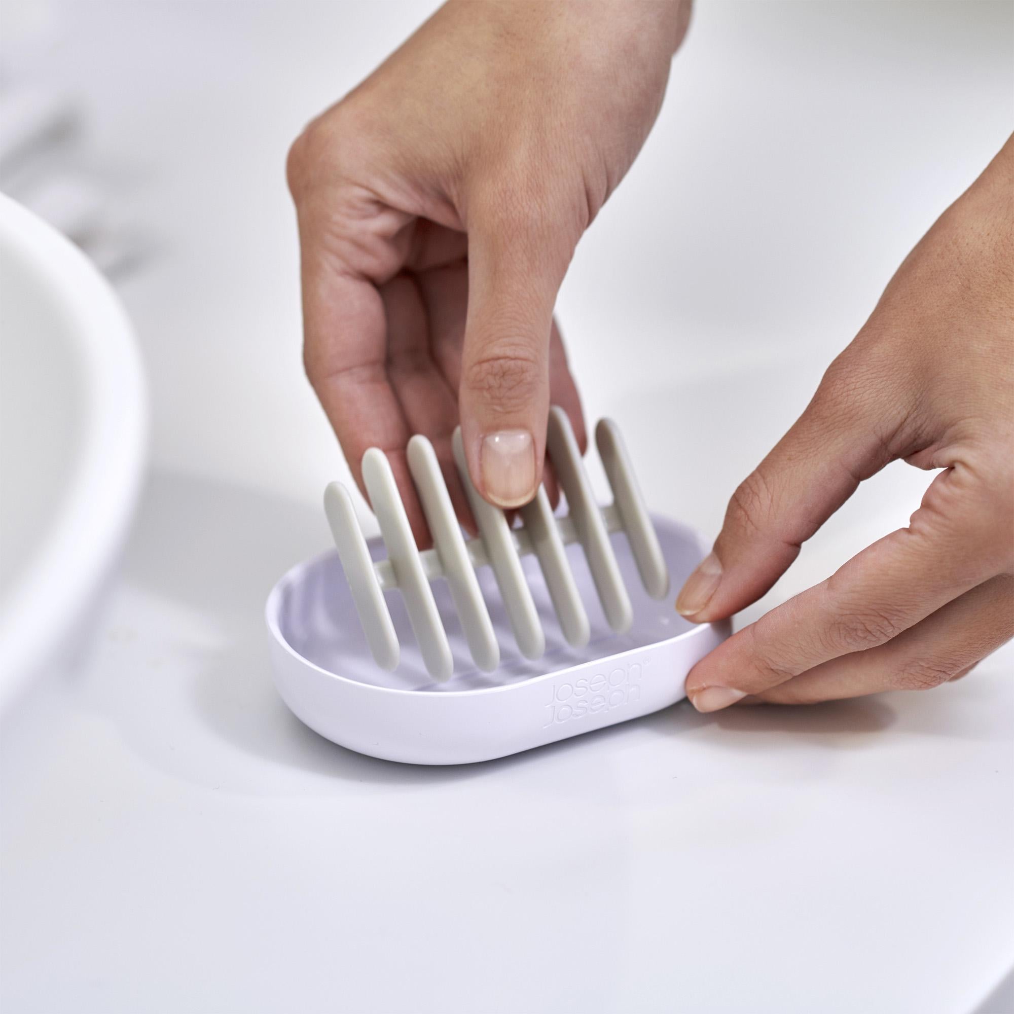 Joseph Joseph Duo Quick-drain soap dish white, imported from the UK