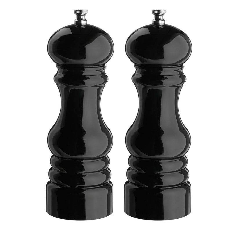 Sainsbury's Home black salt and pepper mill set 18cm (British brand)