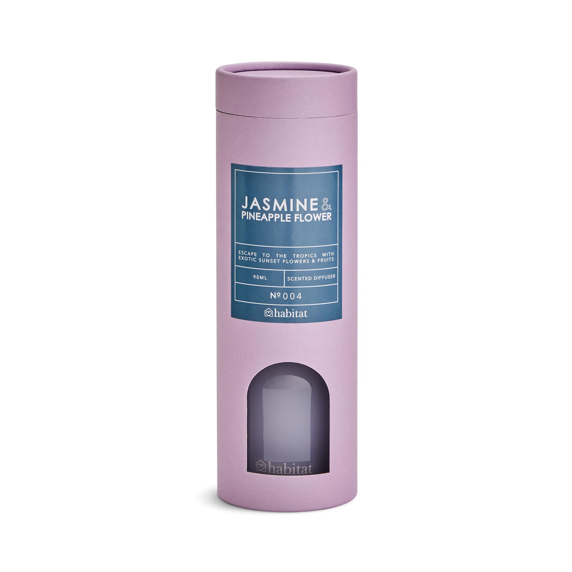 Habitat Scented Diffuser Jasmine & Pineapple Flower 90ml, UK version