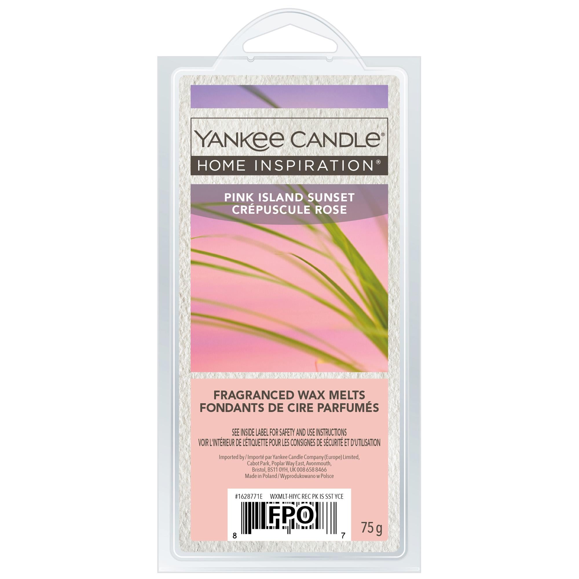 Yankee Candle wax melt Pink Island Sunset, UK version