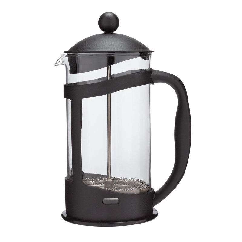 Habitat black plastic cafetiere with 1 litre capacity, UK version