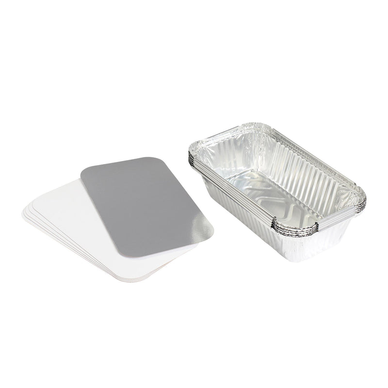 Sainsbury's foil food trays with lids 6 pack 23oz (British brand)