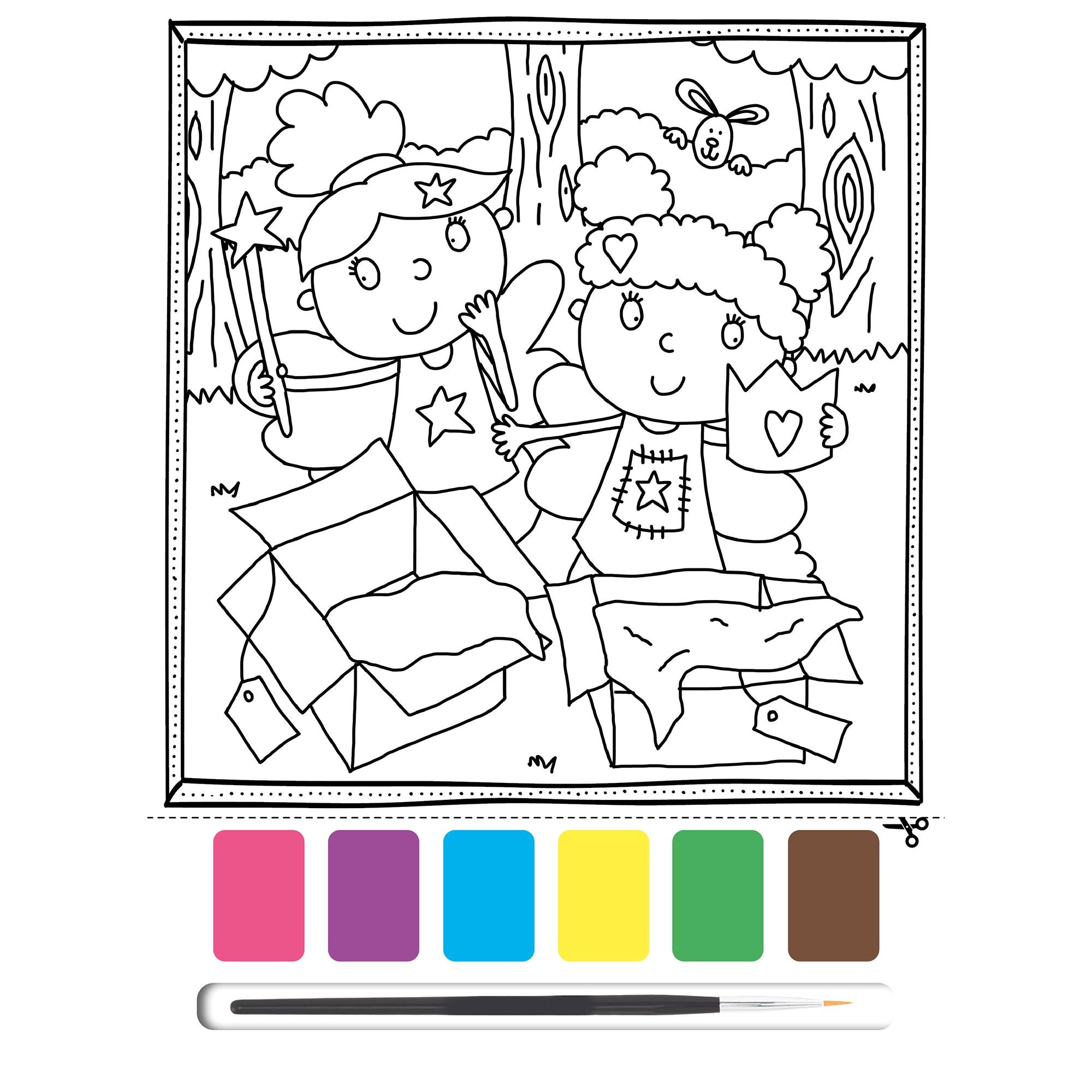 Igloo Books paint and colour fairies book, UK version