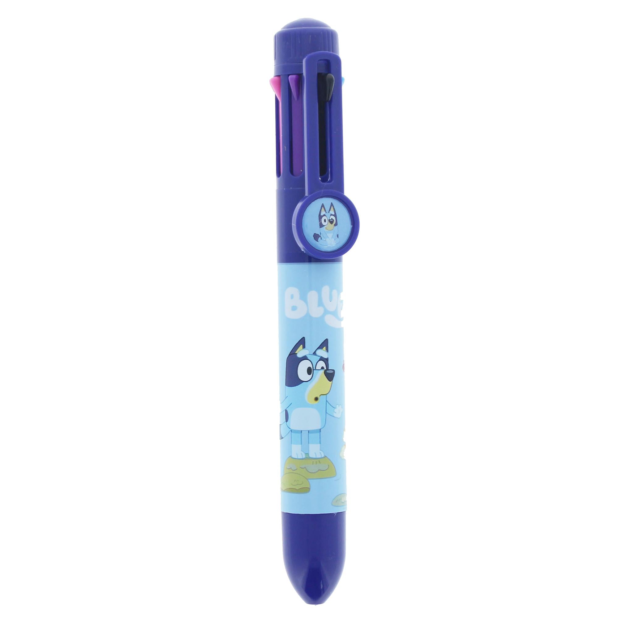 Bluey multi colour pen with 8 colours, UK version