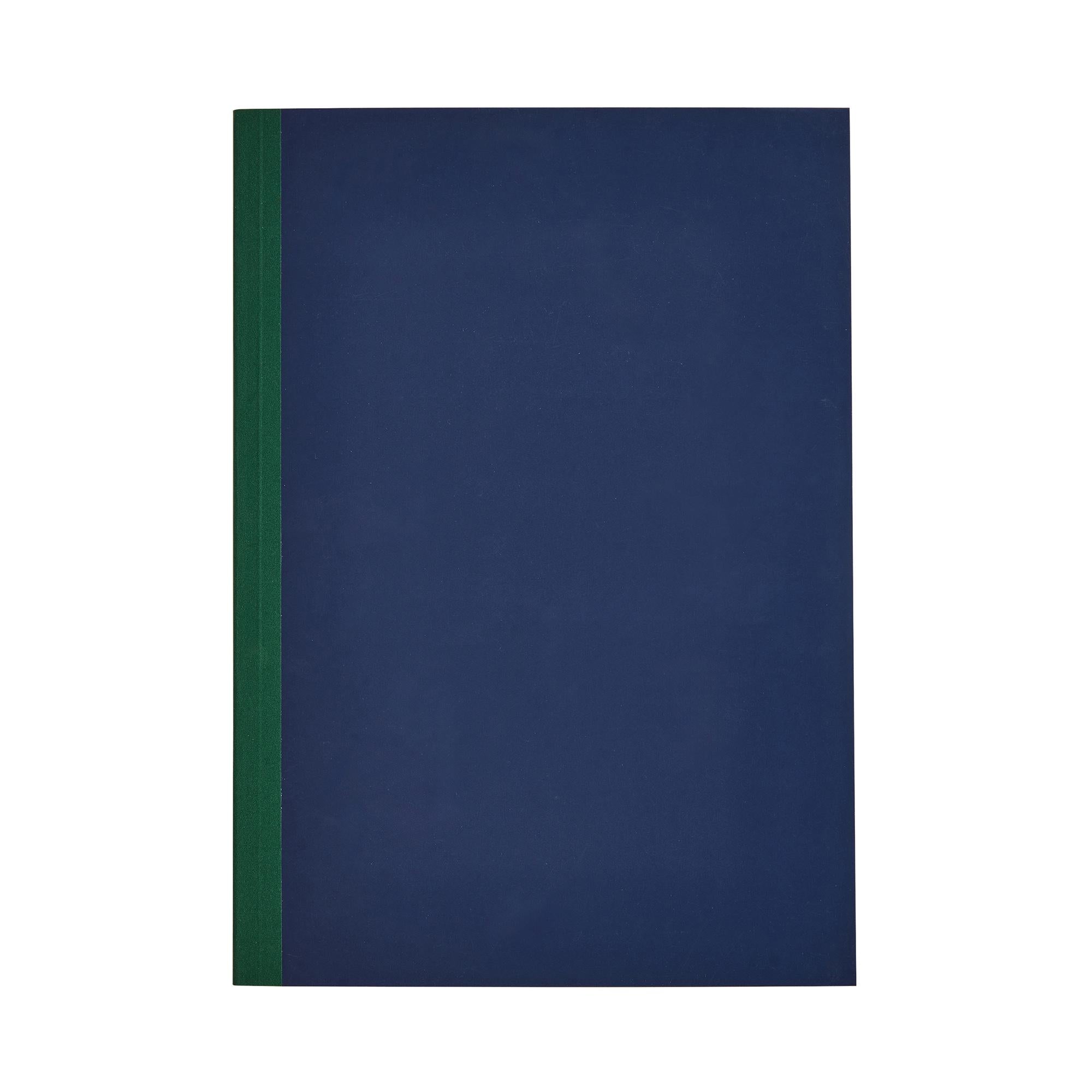 Sainsbury's A4 two-tone bound notebook blue - British product