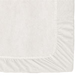 Habitat cotton rich plain fitted sheet cream, UK version