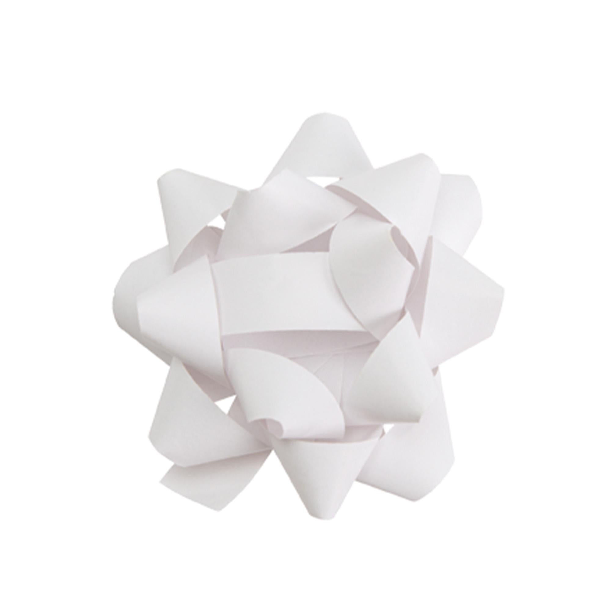 Sainsbury's large white paper gift bow (British brand)