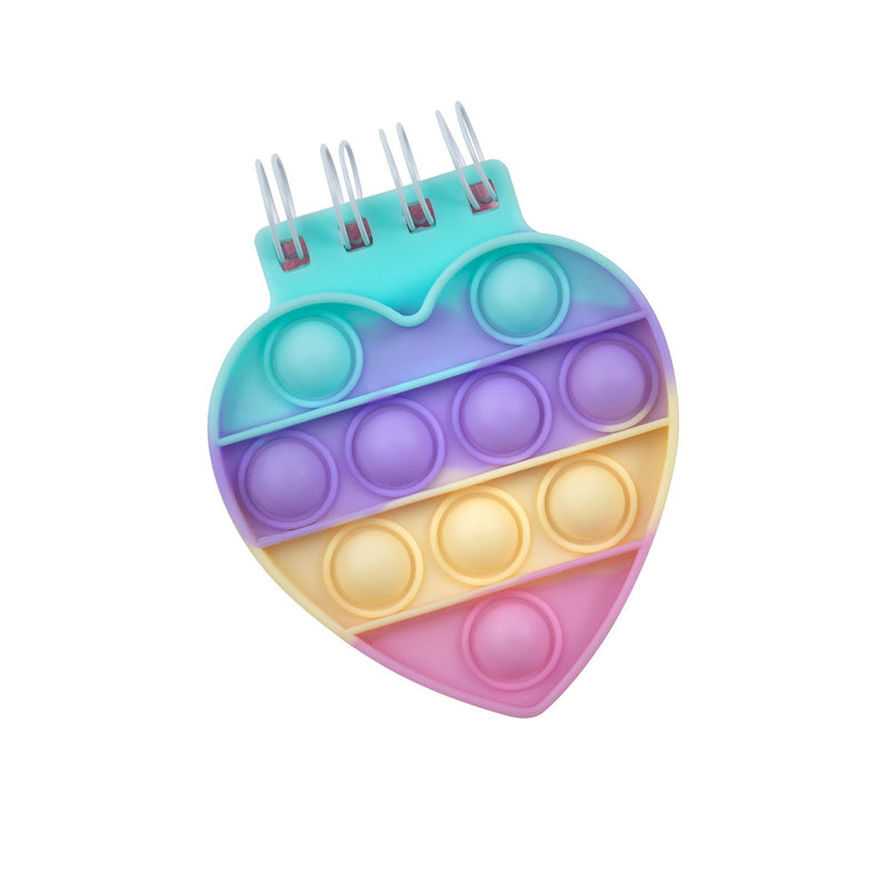 Sainsbury's Home heart-shaped popper notepad with 50 pages, imported from the UK