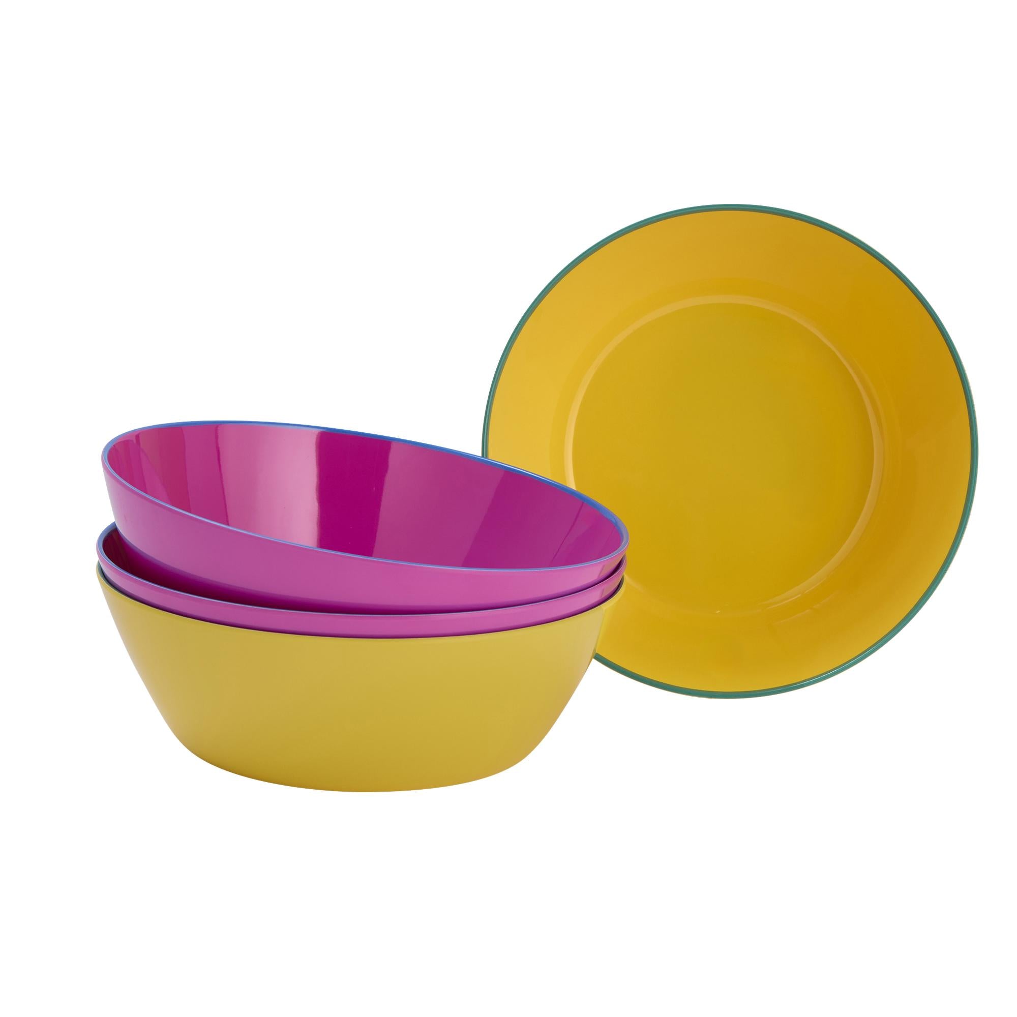 Sainsbury's Home duo-tone bowl assortment 2-pack, imported from the UK