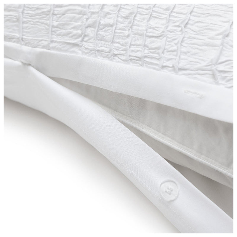 Sainsbury's Home crinkle white bedding set, UK version