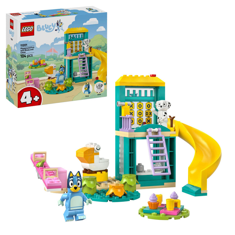 LEGO Bluey Playground Fun with Bluey and Chloe minifigures - British product