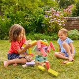 Tp Toys wooden tumble tower pastel 60 blocks (British brand)
