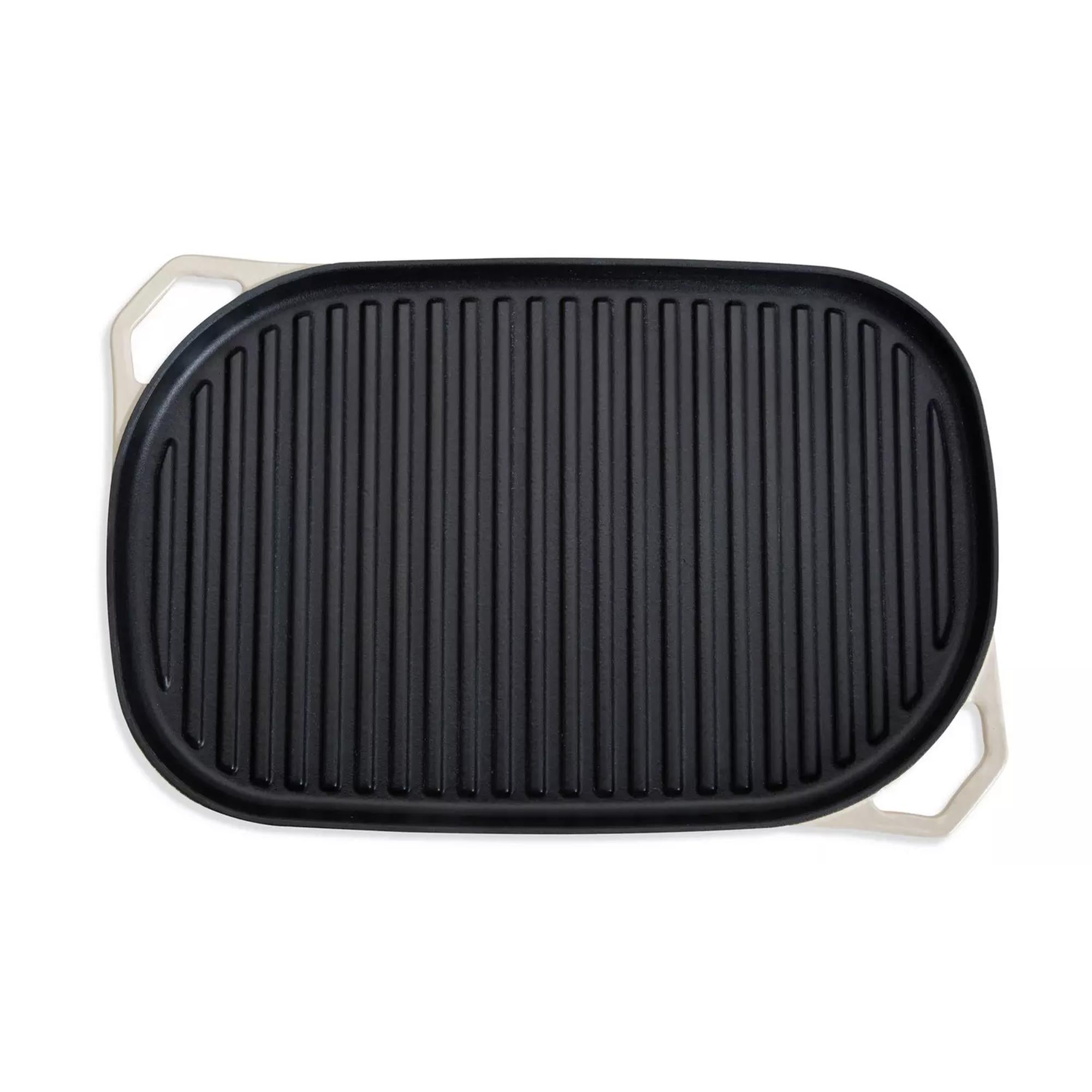 Habitat cast iron grill pan Large Cream, UK version
