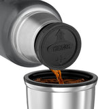 Thermos Vacuum Flask Gunmetal Grey 1.2 Litre, imported from the UK