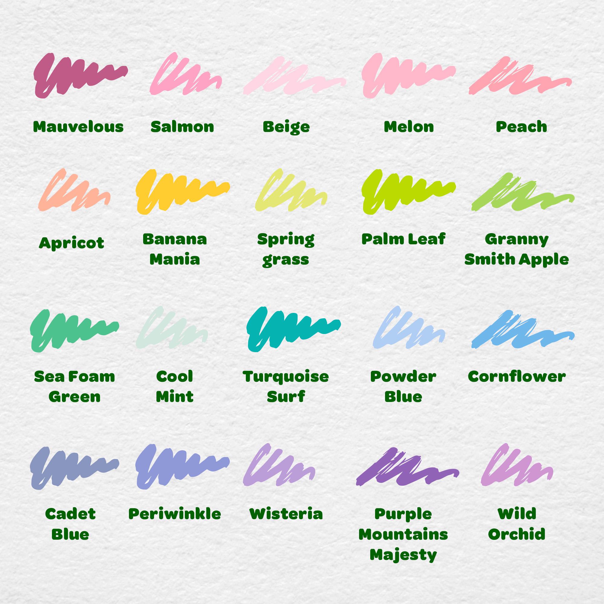 Crayola Supertips Pastel Markers Pack of 20 - British product