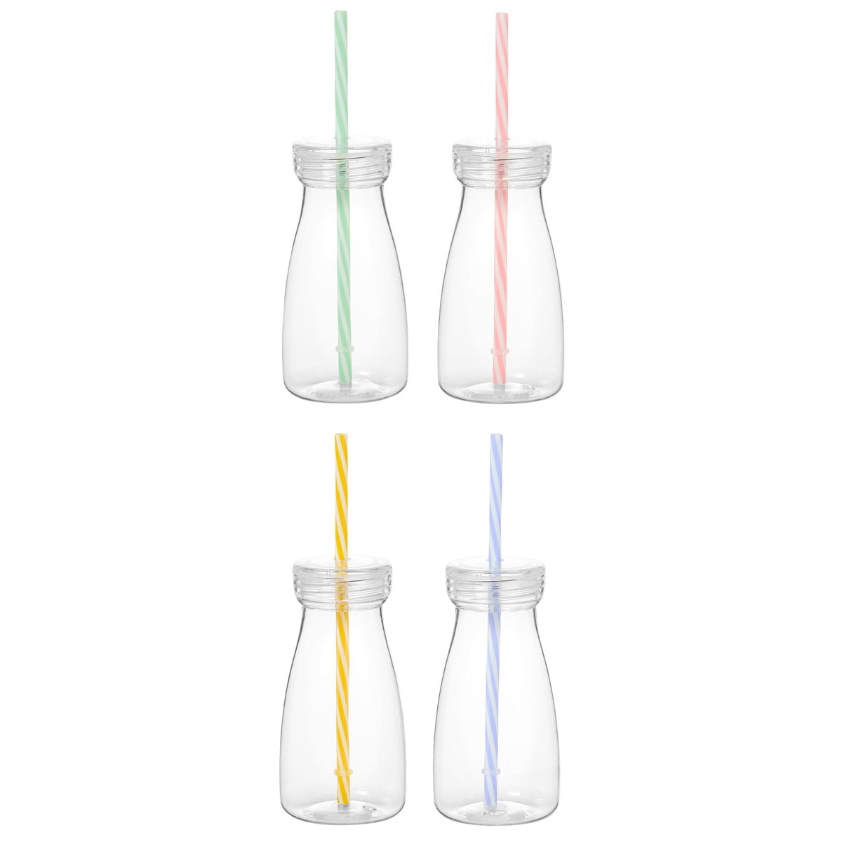 Sainsbury's Home milk bottle style cup with straws, UK version