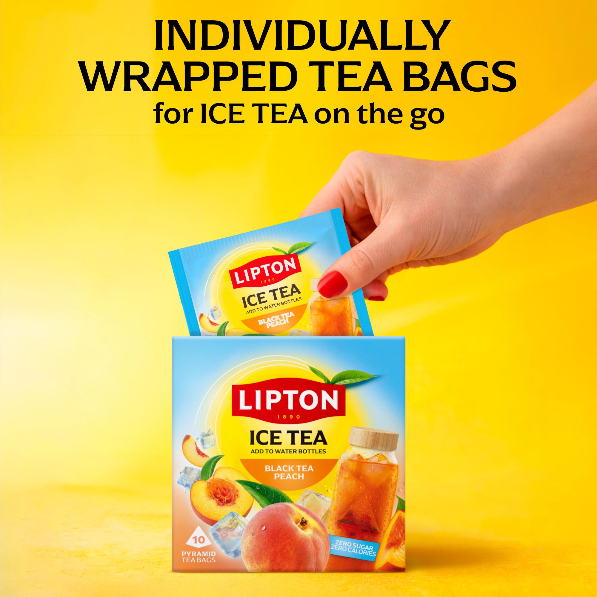 Lipton peach ice tea bags 10 x 3.5g, UK version