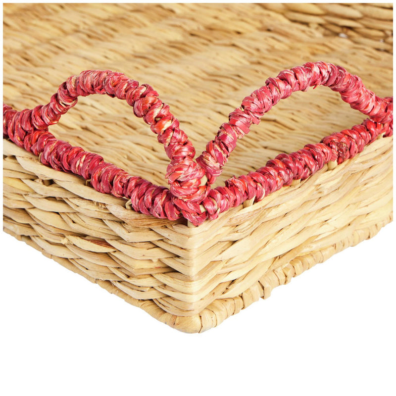 Habitat woven tray with wavy red trim, UK version
