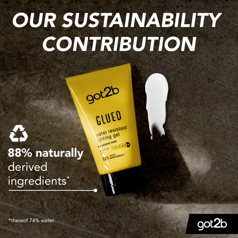 got2b water resistant spiking hair gel 150ml - British product