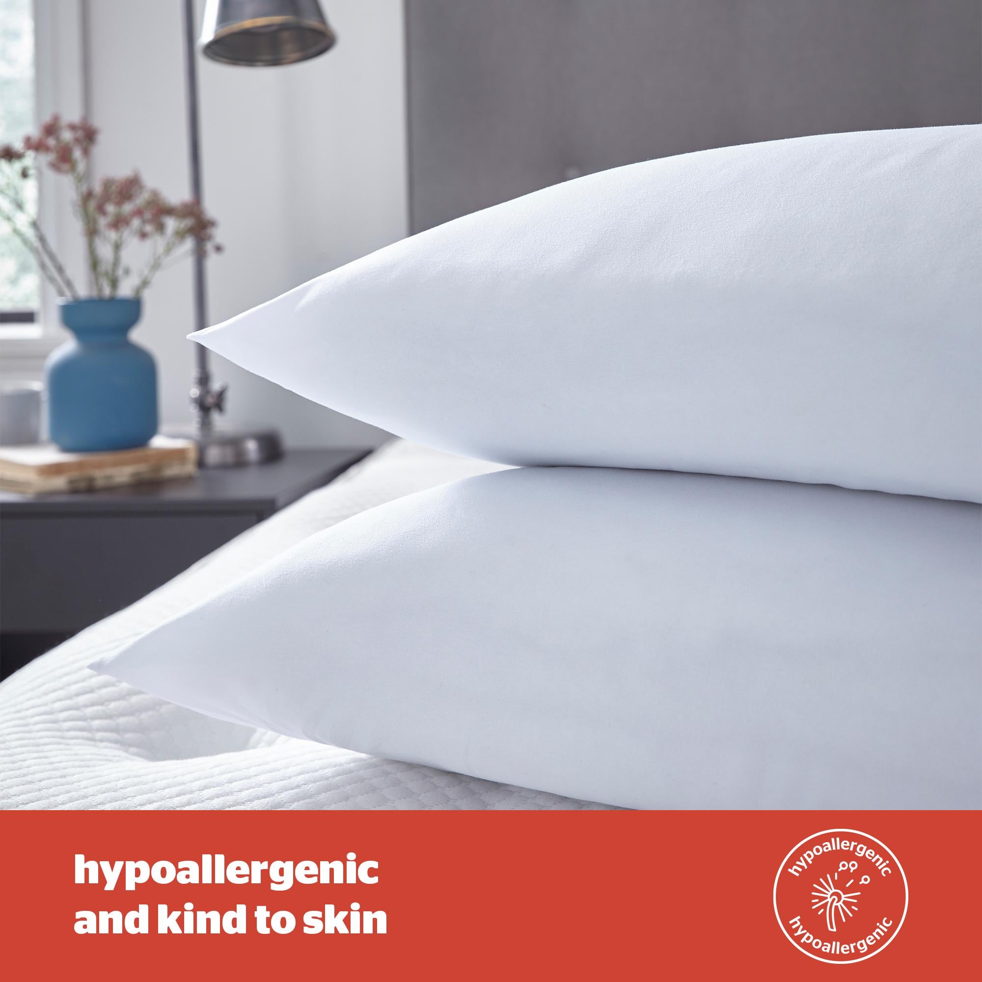 Silentnight Super Snuggly Medium Pillow 2 Pack (British brand)