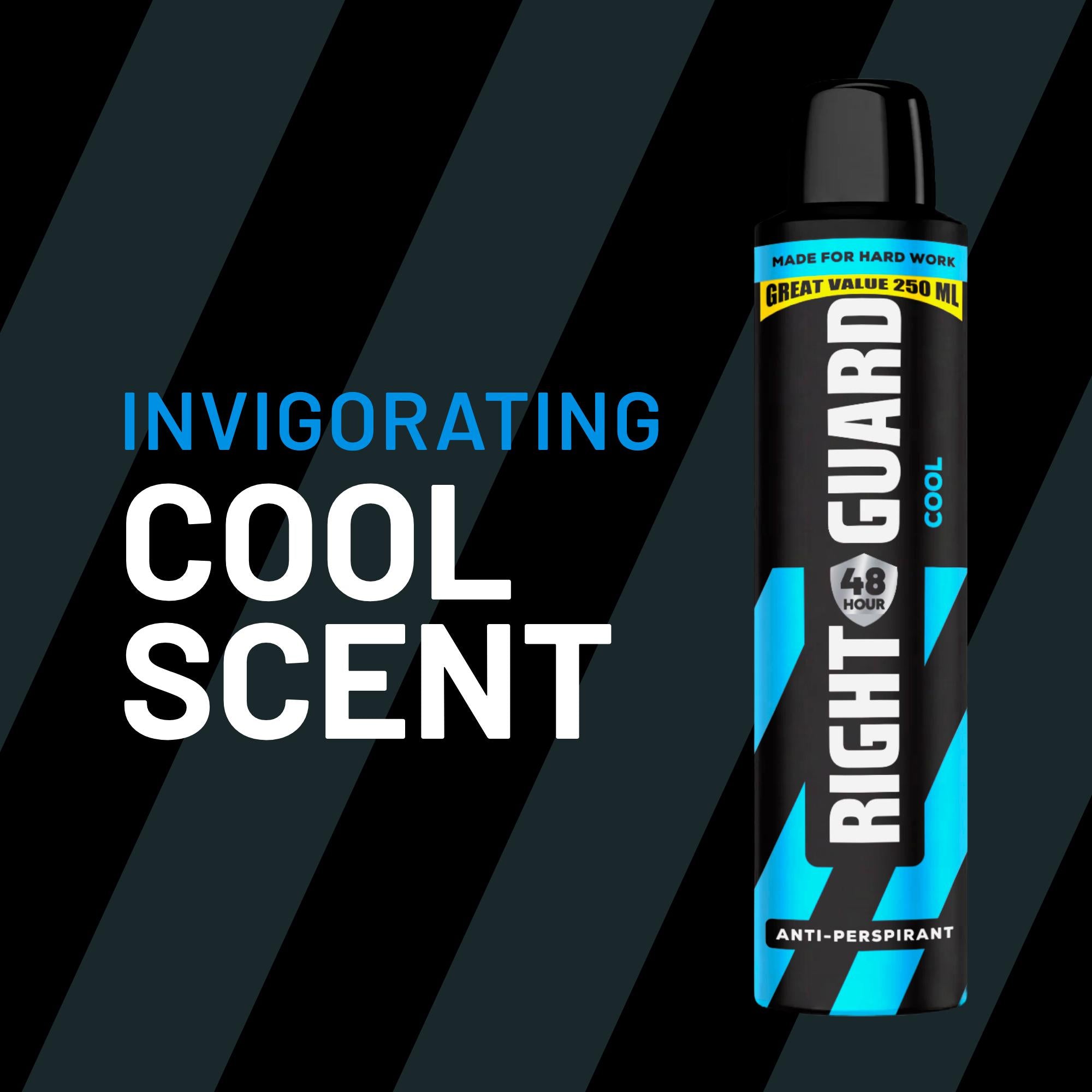 Right Guard Cool antiperspirant deodorant 250ml (British brand)
