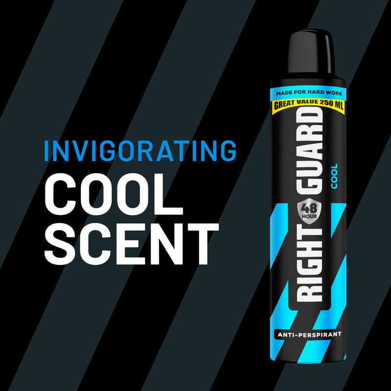 Right Guard Cool antiperspirant deodorant 250ml (British brand)