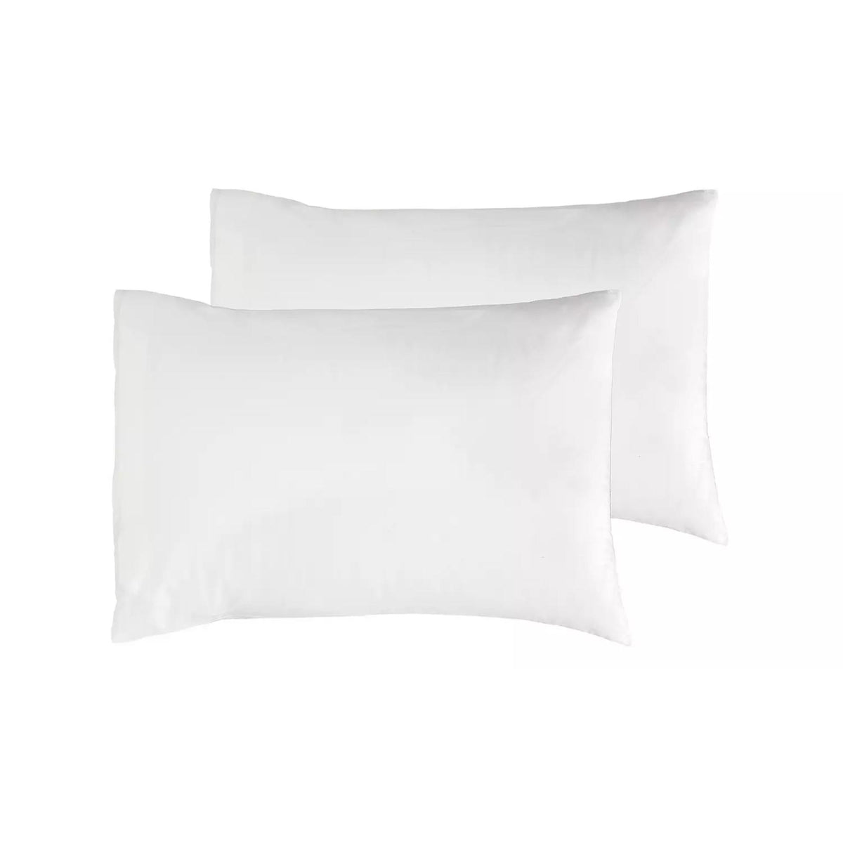 Habitat cotton rich pillowcase pair white 50x75cm, imported from the UK