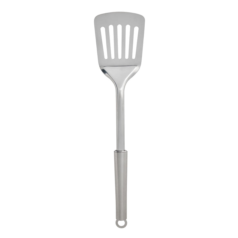 Sainsbury's Home stainless steel slotted turner 35cm - British product